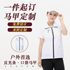 批发拉链口袋快递工作服马夹定制超市广告义工活动马甲定制印LOGO|ms