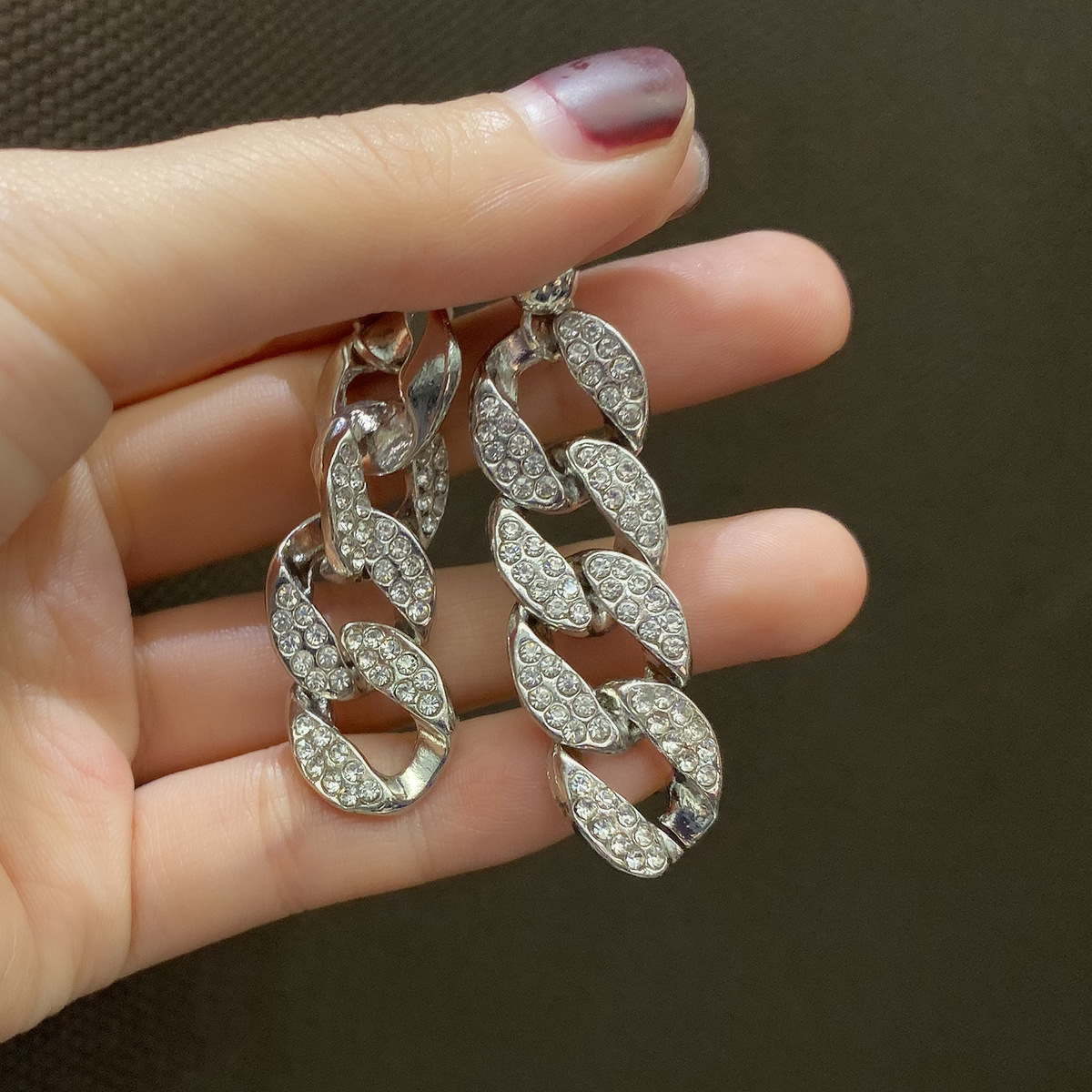 Elegant Temperament Style Diamond Stud Earrings display picture 2