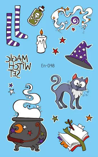 Children's ecological tattoo stickers, Amazon, halloween