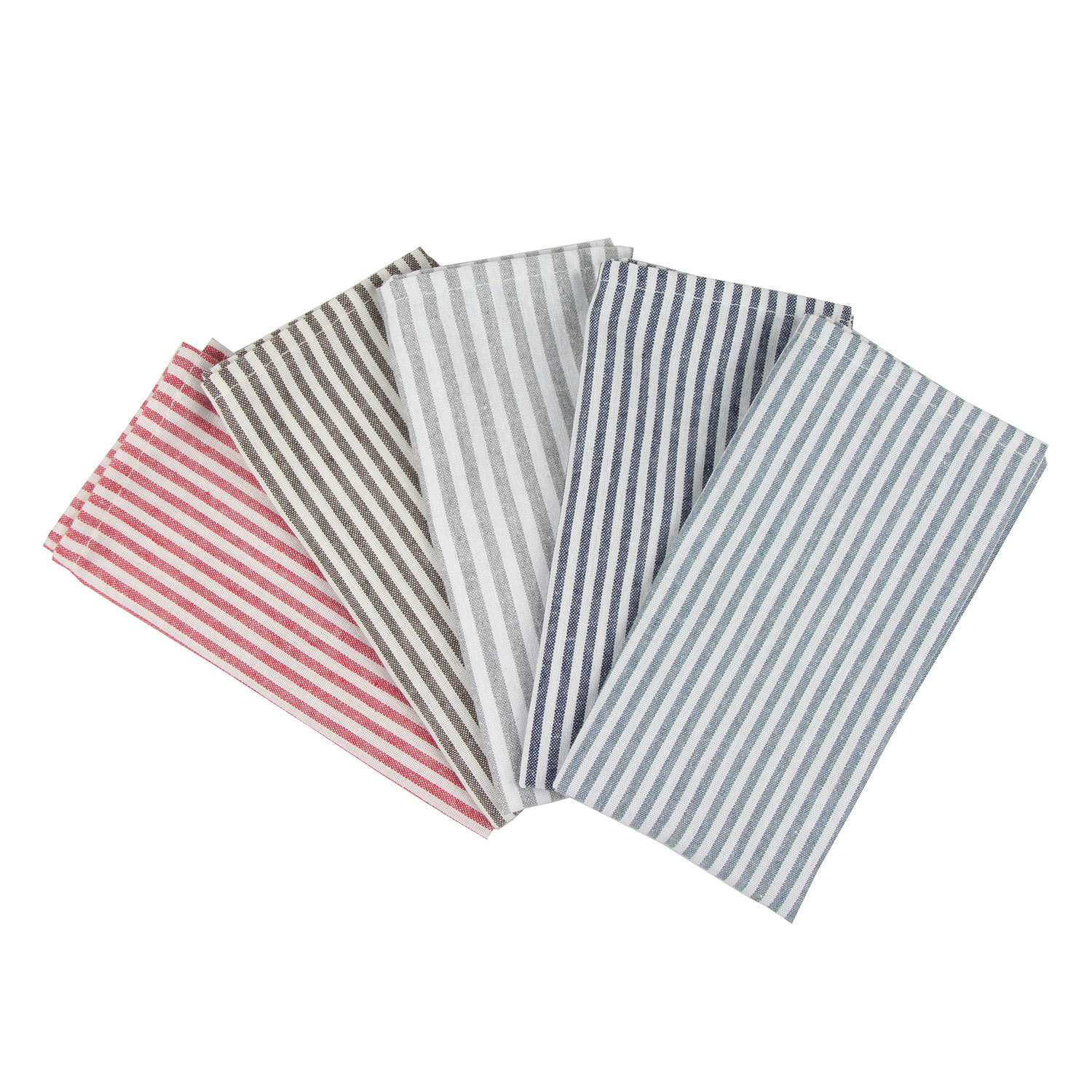 8-color 17*17 inch striped linen cotton napkin Japanese square cloth study placemat heat insulating mat photo dining table napkin