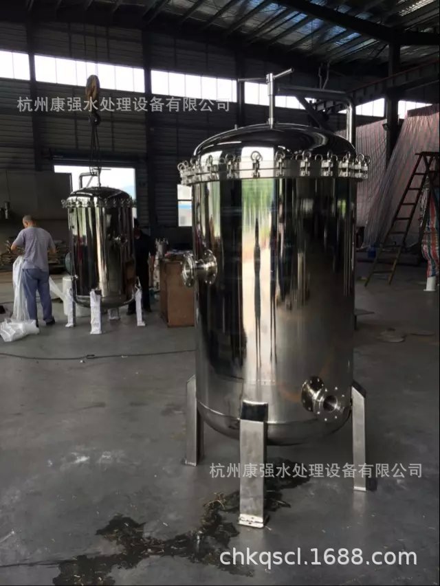 康强牌 80芯精密过滤器 活动法兰带摇臂 保安过滤器壳体