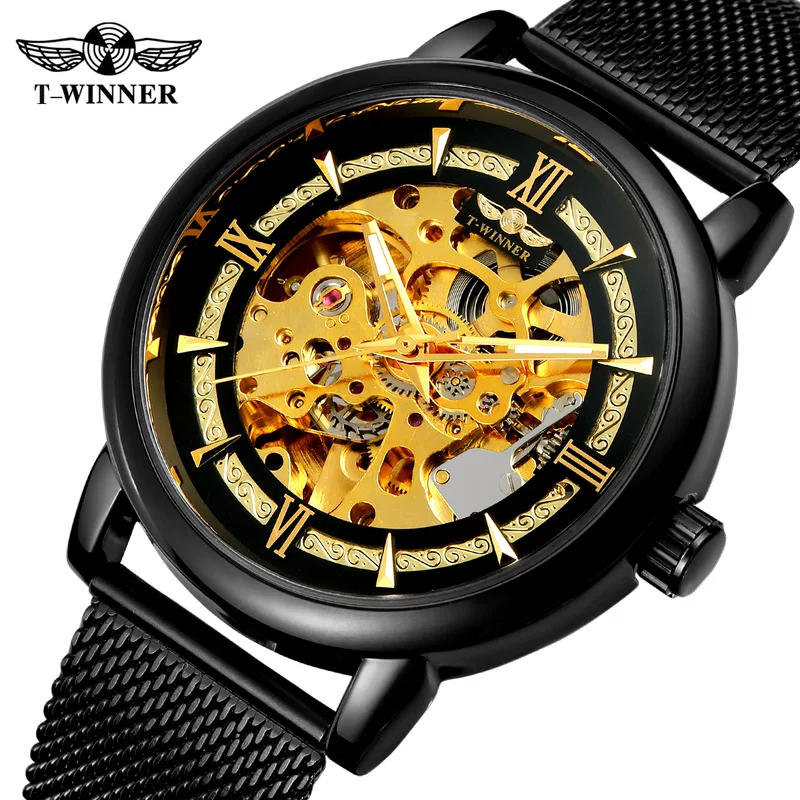 Mechanical fashionable men's watch, fully automatic