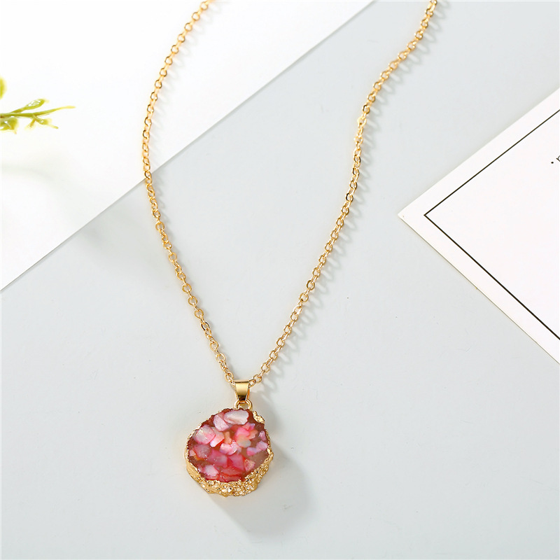 Wholesale Jewelry Fashion Irregular Alloy Pendant Necklace display picture 2