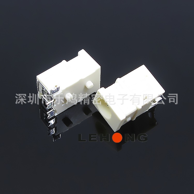 DC-045-3P白色/贴片式/耐高温环保/DC电源插座/直流DC插座