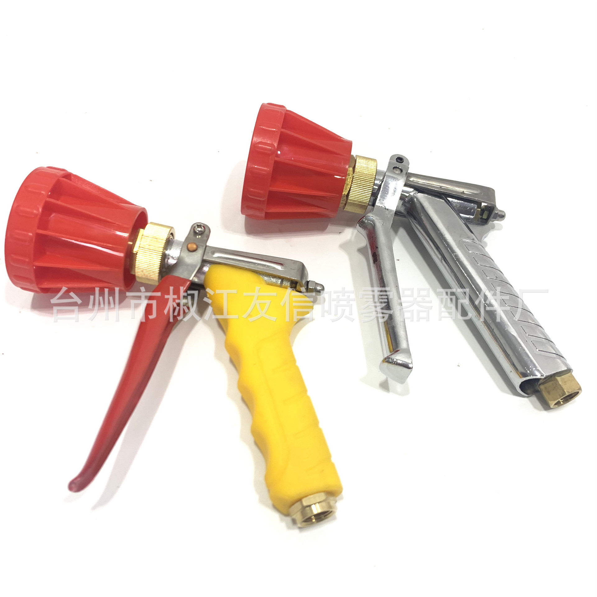 高压农用可调节喷枪洗车浇水喷雾机动器打药果树手枪式