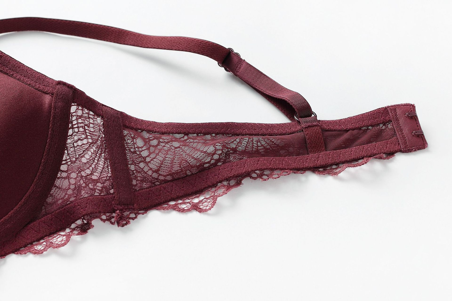 Ensemble de soutien-gorge en dentelle pour filles, sous-vêtements épais, Sexy, pour femmes, 1708_voghion.com