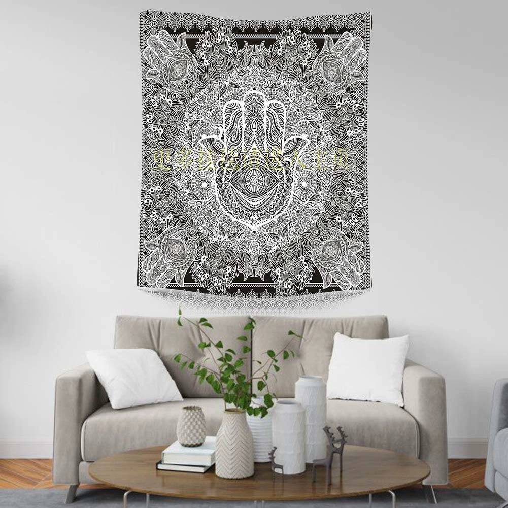 Вышивка 2 дня волосы широкие Большая ширина двери гобелен с цифровым принтом пейзаж Манча Луо домашний настенный интерьер декоративная ткань