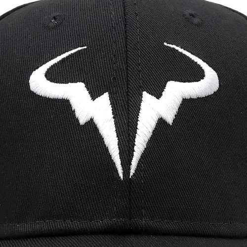 Nadal Tennis Star Style Cow Horn Baseball Cap for Outdoor Sports, Men's and Women's Sun Protection Hat