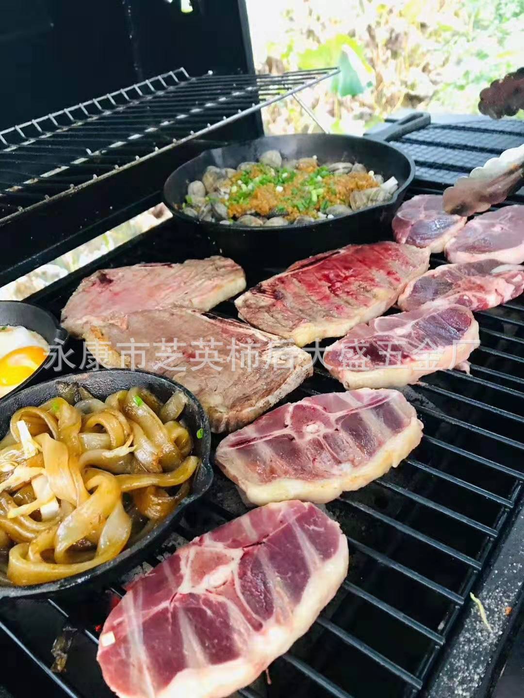 Soy una fábrica barbacoa generoso patio al aire libre gran protección del medio ambiente Plaza barbacoa estufa gran capacidad tapada horno