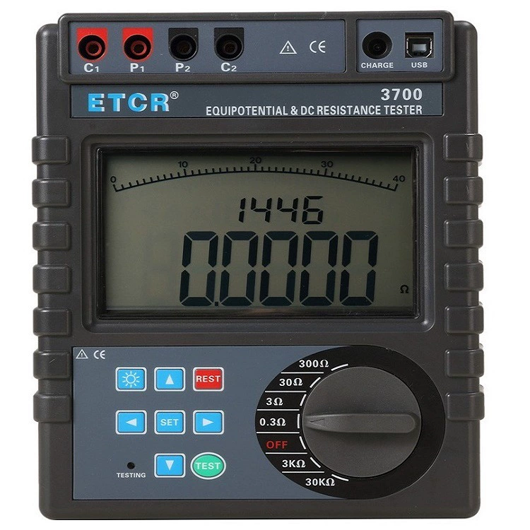 Оригинальный подлинный Iridium ETCR3700 интеллектуальный эквипотенциометрический тестер эквипотенциометрический измеритель сопротивления