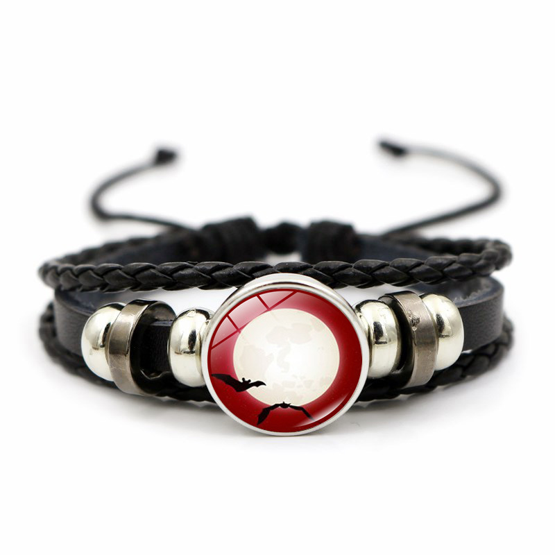 Bracciale halloween da donna con perle alla moda e pietre tempo_voghion.com