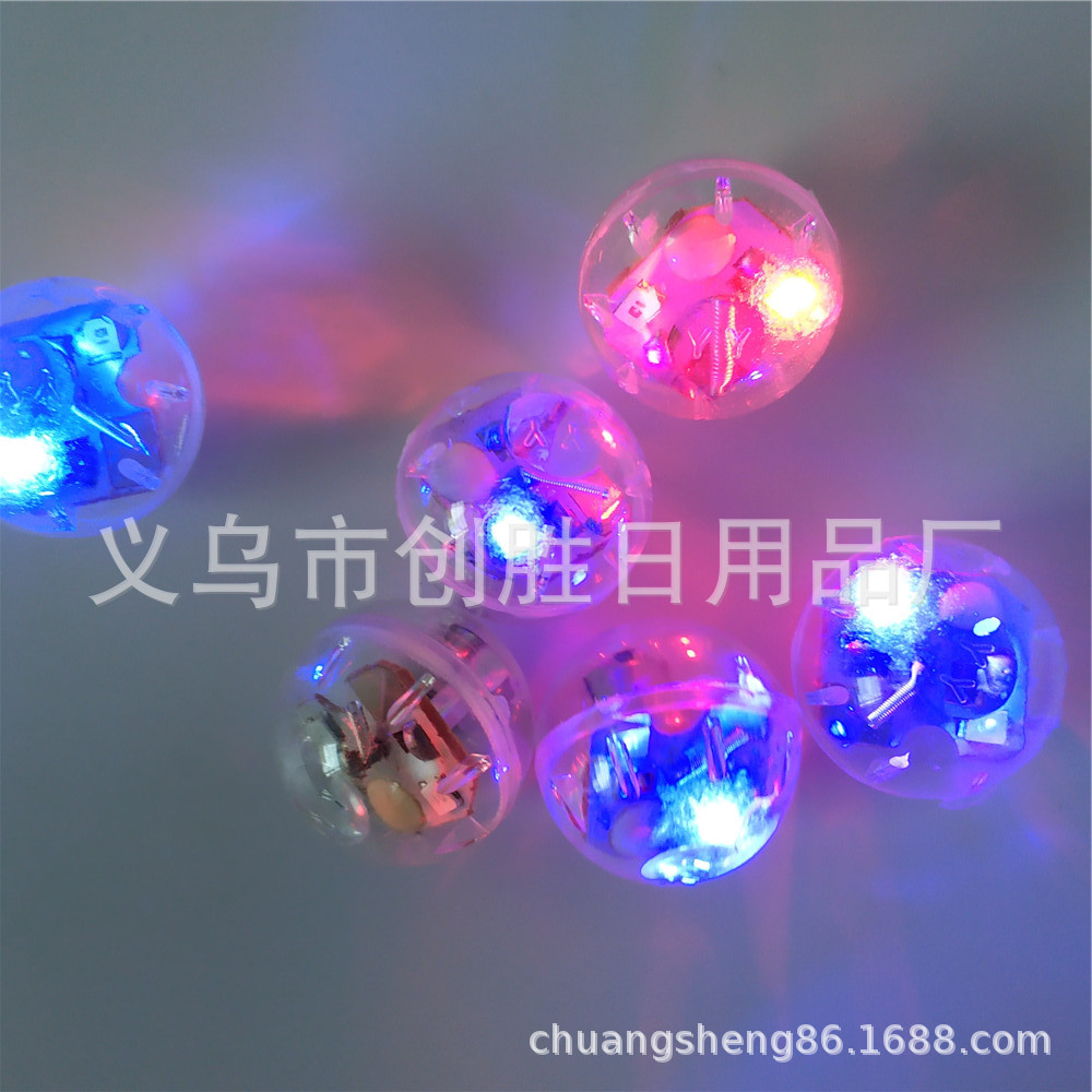 LED电子震动感应圆形闪光球 红蓝光震动发光电子灯红蓝闪光圆球灯-阿里巴巴
