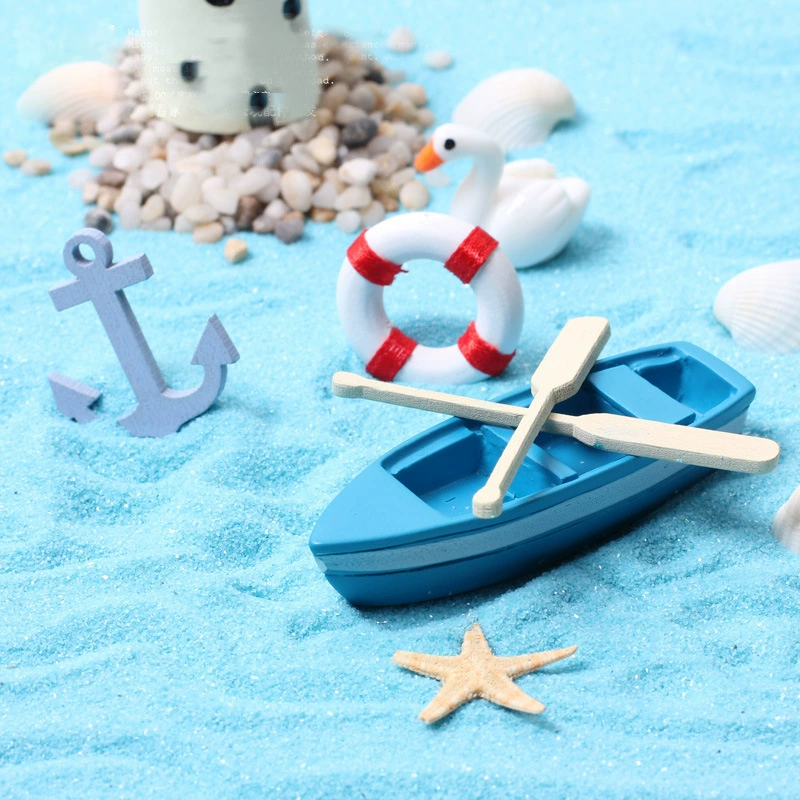 Creative boat, swimming ring, decorations, micro landscape, Birthday gift