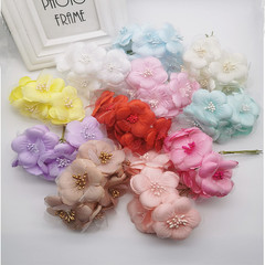 新款仿真花絹花 DIY手工花環花束 韓式婚紗新娘頭飾髮飾 廠家批發