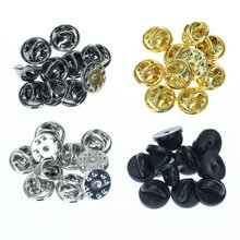 10 Pieces Metal Round Butterfly Pin Back display picture 1