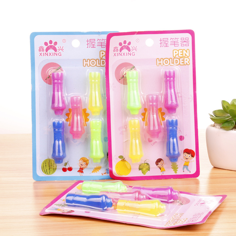 children originality Lovely 5 Wobi Wobi sheath student correct Wobi Posture Pen Set wholesale