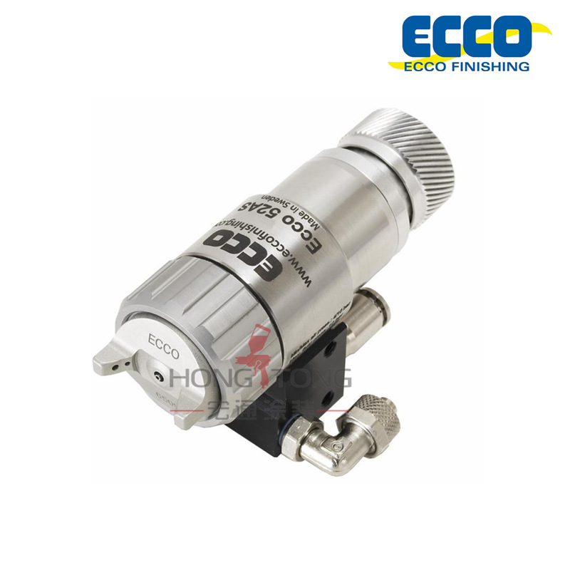 瑞典ECCO自动喷枪ECCO52AS低压高雾化自动喷枪不锈钢水性涂料喷枪