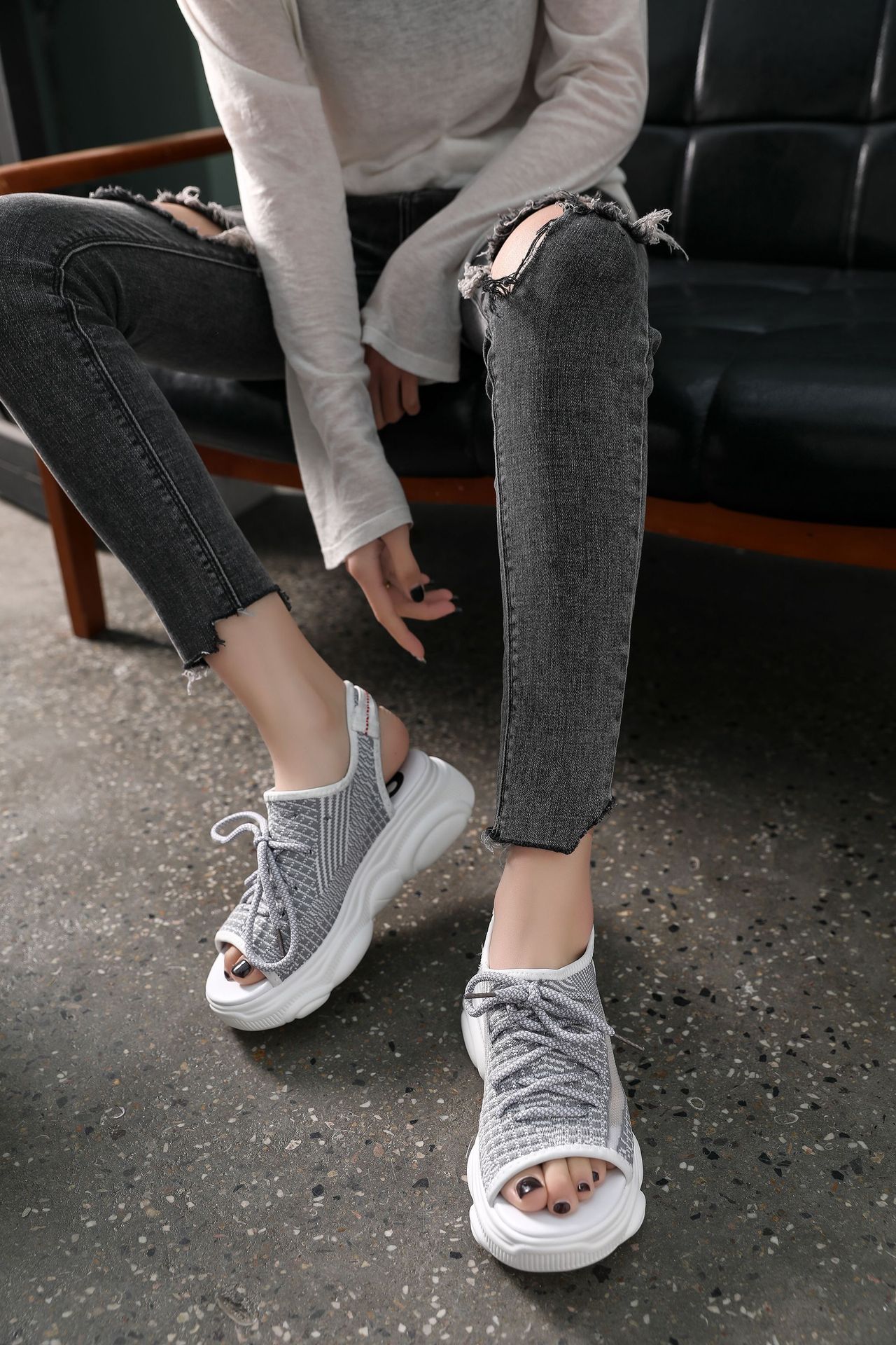 Chaussures été pour femme en Composé - Ref 3346949 Image 35