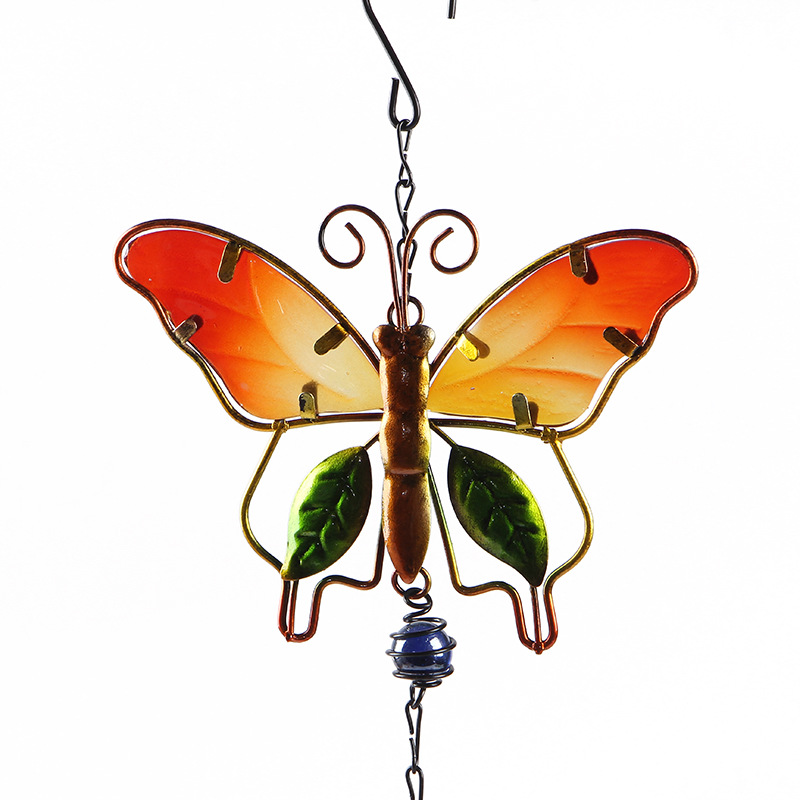 Cartoon Style Butterfly Metal Wind Chime Wall Art display picture 2