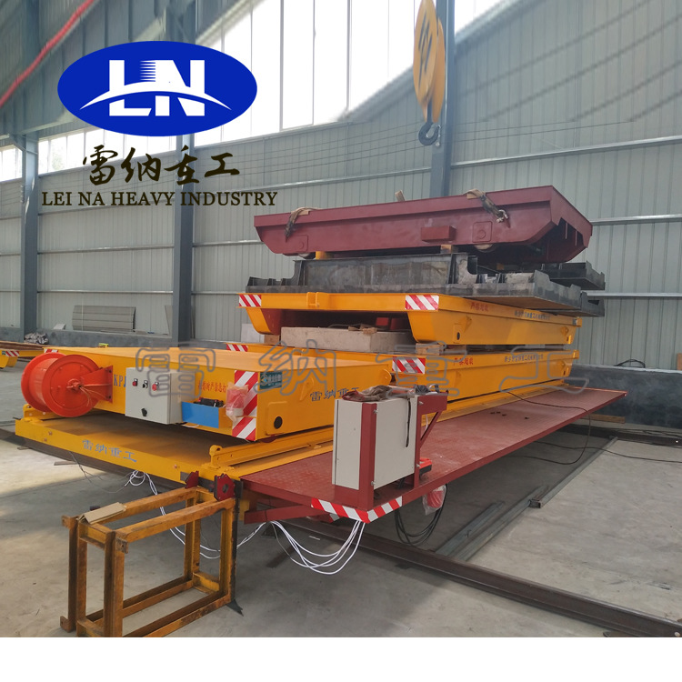 供应重型电动轨道搬运车 工业物料周转过跨轨道电动摆渡车牵引车