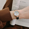 Universal small sophisticated watch, simple and elegant design, thin strap