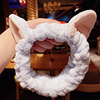 Headband for face washing, hair accessory with bow, internet celebrity