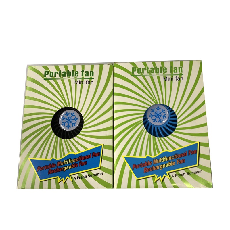 雪花新款迷妳手持小風扇 創意USB充電多功能桌面風扇多檔調節現貨