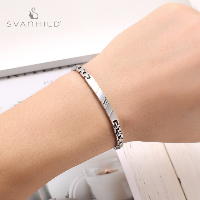 Creative carved design bracelet stainless steel for men and women