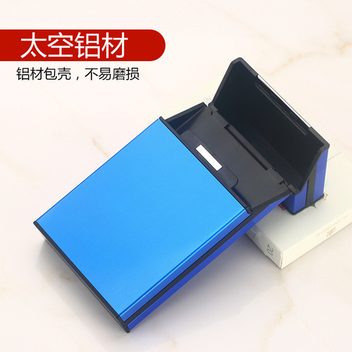 Wholesale twenty thin cigarettes extended cigarette box flip top ladies cigarette box 5.5 hard box company logo wrapped aluminum cigarette box
