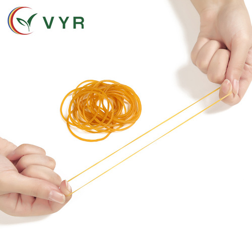 Manufacturer VYR43*1.4 industrial high elastic transparent yellow rubber band rubber ring rubber band cowhide band
