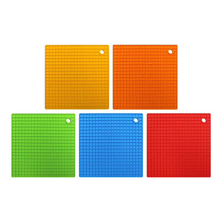 欧美热销环保无毒多功能硅胶防滑隔热垫（ 多种颜色可混批）|ru