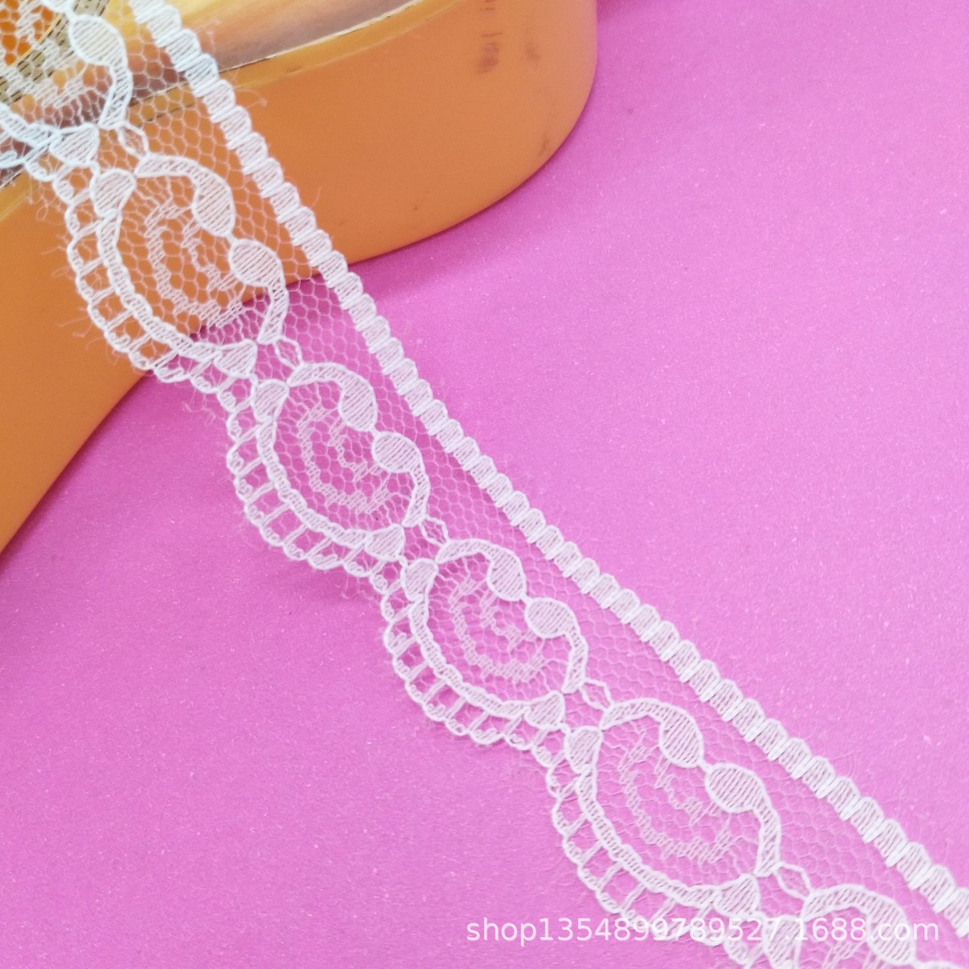 无弹力花边工厂现货批发2.3cm蕾丝花边玩具花边发饰花边量大优惠