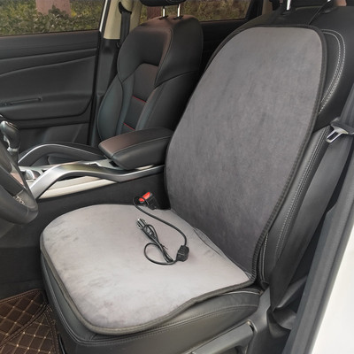 新款絨面加熱坐墊12VI汽車座椅發熱加熱墊
