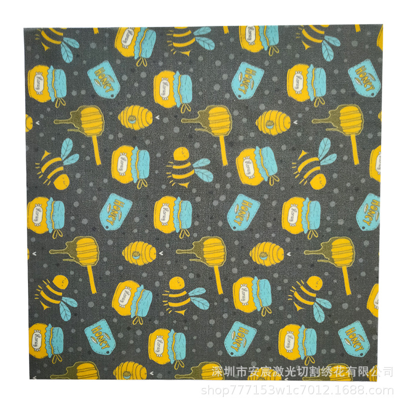 밀폐 용기형 3개입; 0007; 면직물*천연 밀랍