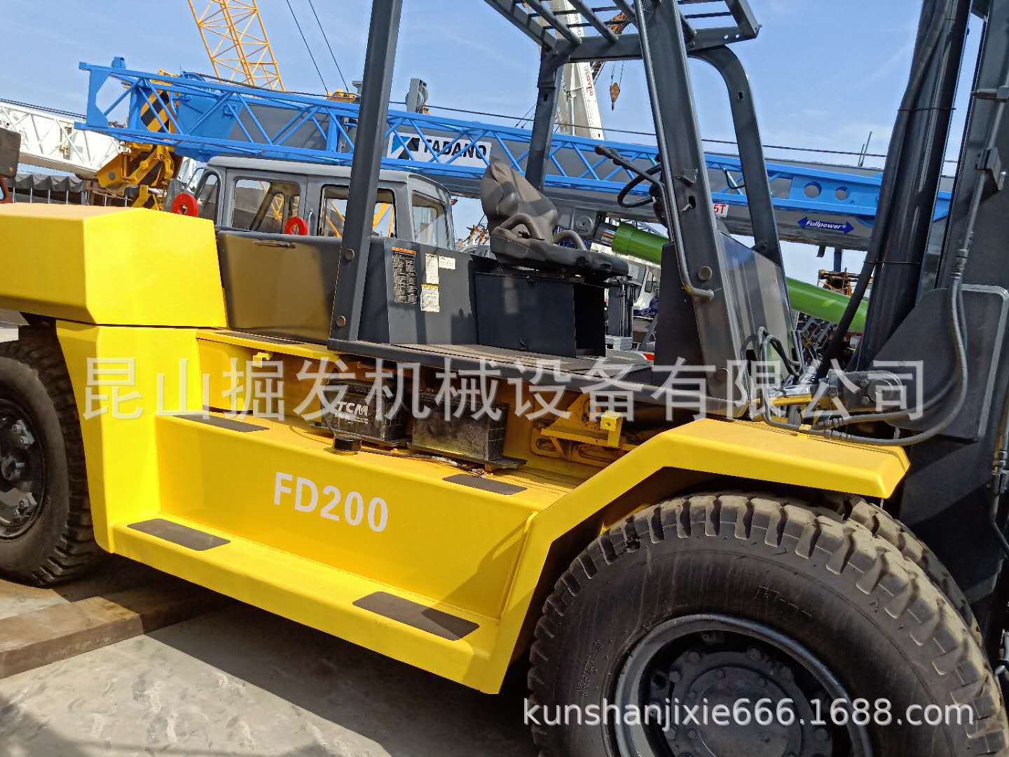 二手小松20吨叉车，TCM20吨叉车