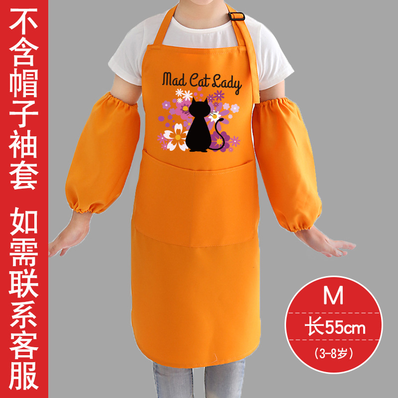 Niños DIY pintura ropa impresión personalizada LOGOTIPO delantal anti-incrustante para niños de jardín de infantes arte pintura