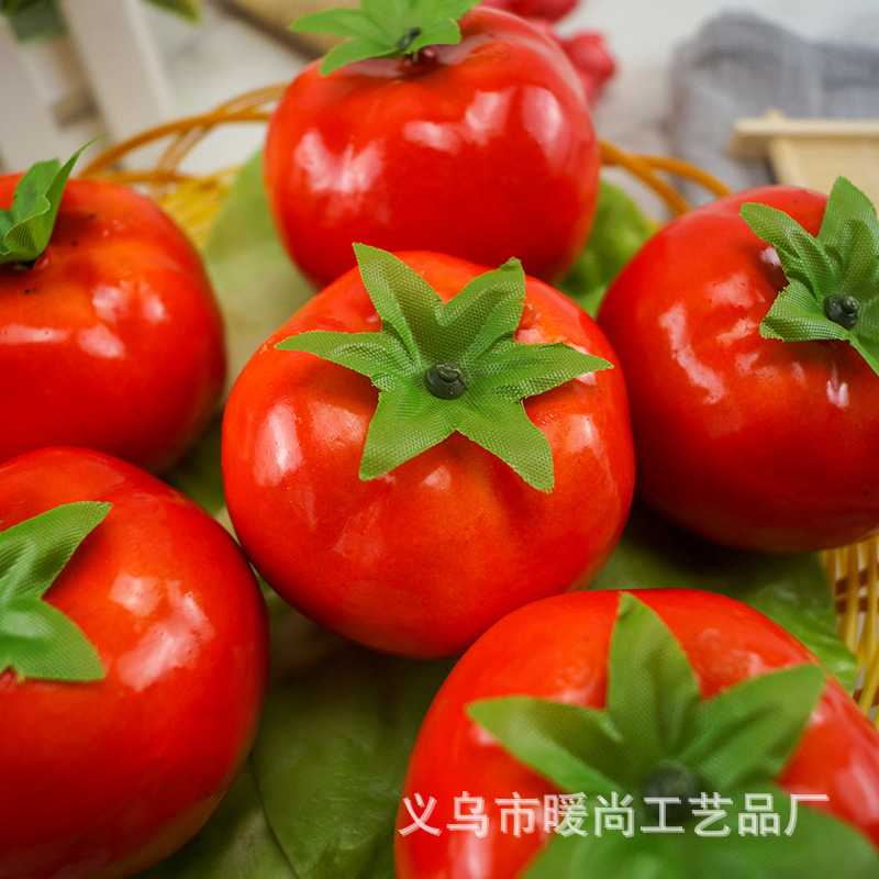 Simulación espuma tomate modelo apoyos falsos juguetes de frutas y verduras decoración del gabinete del hogar adornos