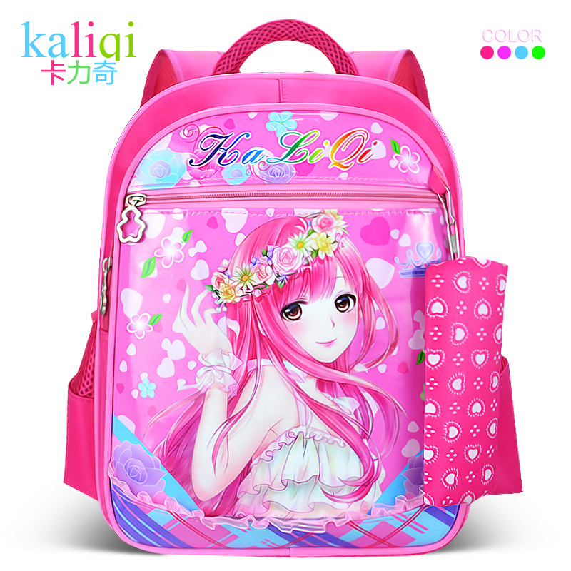 2020新款韩版卡通书包耐用减负儿童书包定制小学生书包批发双肩-2