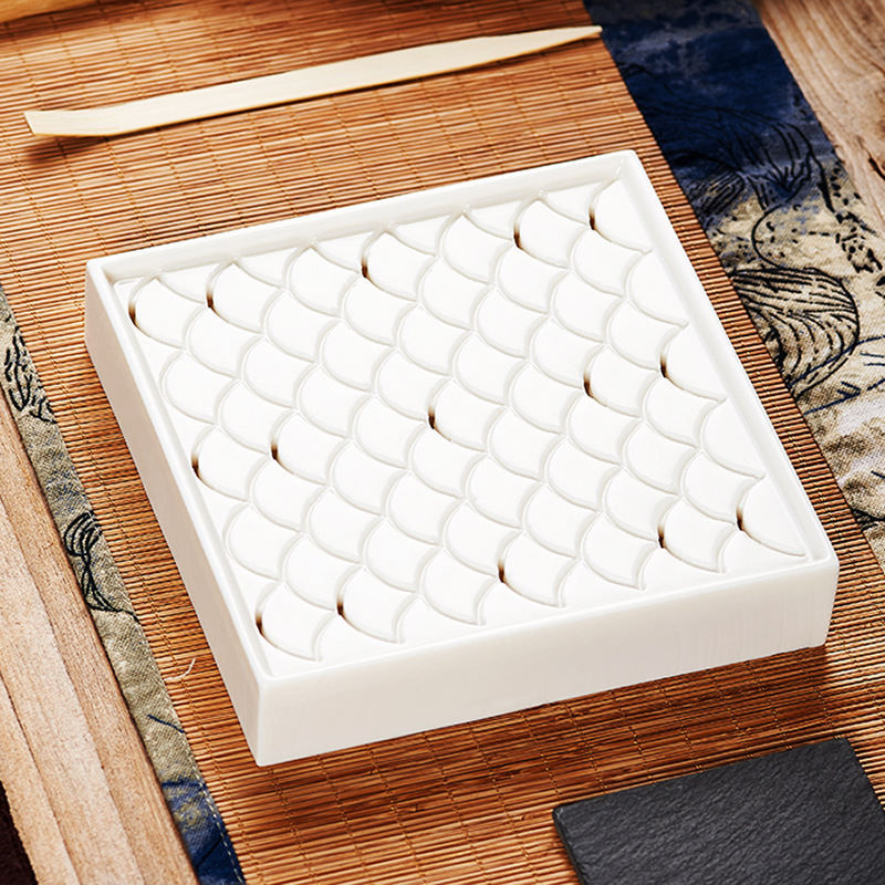 Winjiang dehua porcelana blanca húmeda y seca bandeja de té hogar Kung Fu juego de té simple japonés cerámica mesa de té titular de la olla