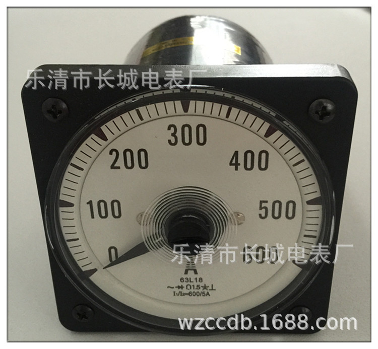 长城电表厂 63L18 600/  船用表 广角度 交流电流表