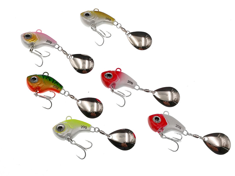 Metal Blade Baits Spinner Blade Lures Fresh Water Bass Swimbait Tackle Gear