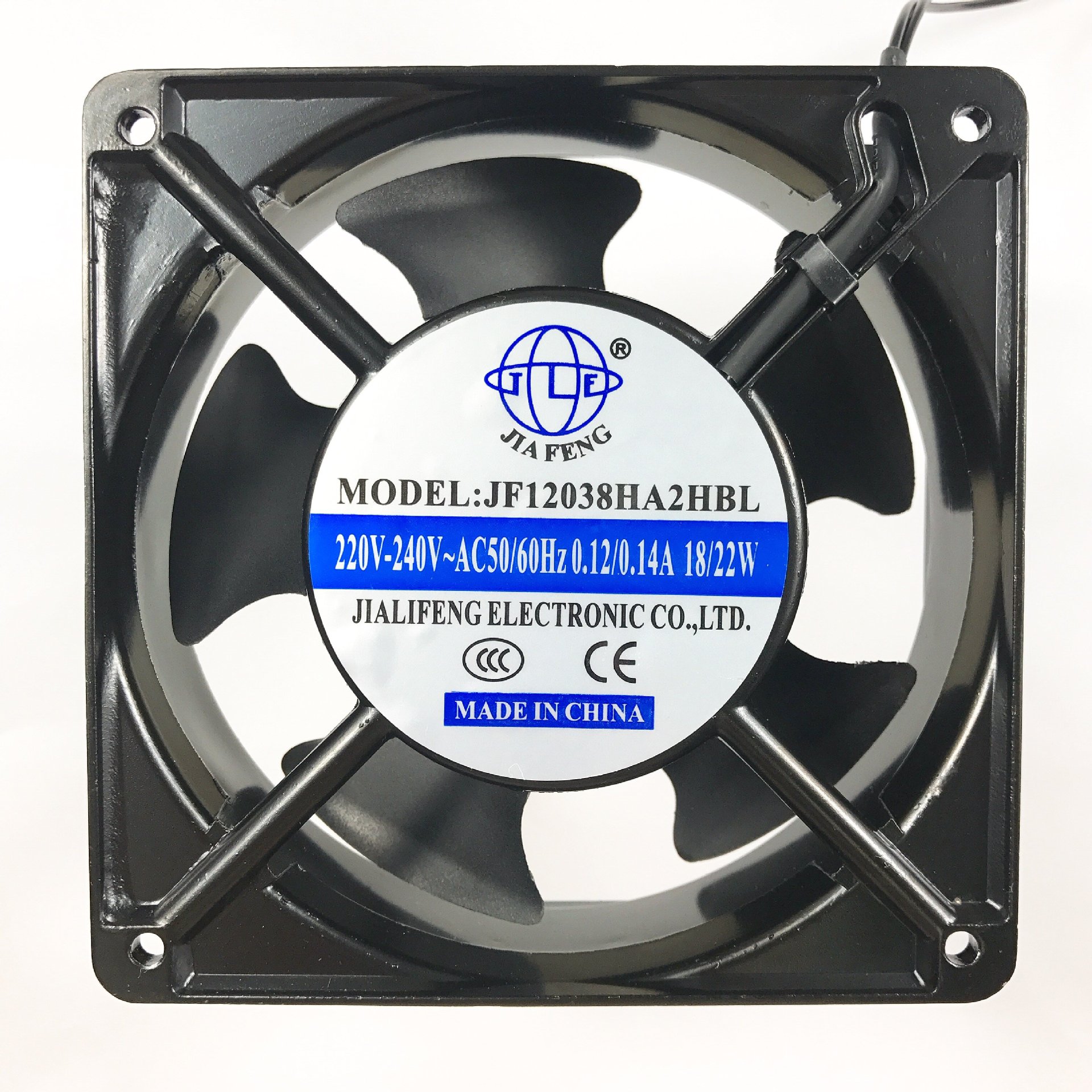 厂家直销 12038双滚珠轴承 散热风扇 交流轴流风机 110V220V380V