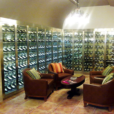 Stainless steel Wine cabinet Customized Wine cabinet a living room Stainless steel Wine Cooler bar customized Henan Stainless steel Manufactor