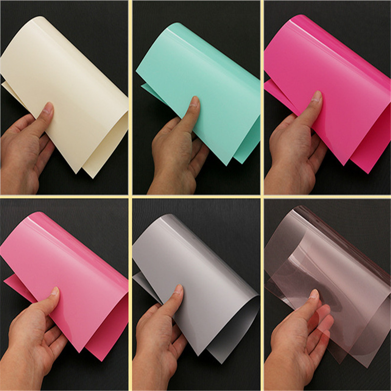 透明细磨砂PVC 915*1220mm尺寸 环保磨砂PVC材料 环保透明PVC彩色