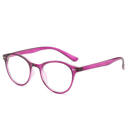 Vintage-style screw-in round eyeglass frames for both men and women, compatible with ready-made prescription glasses with degrees ranging from 50 to 600.