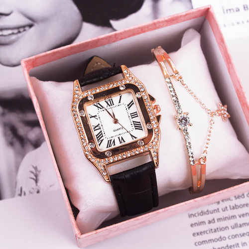 Watch bracelet Suit two-piece watch set micro-business drainage gift wristwatch set