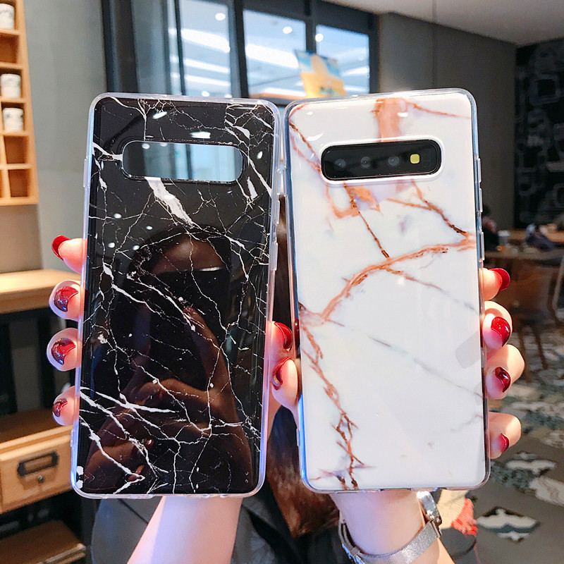 For Samsung S10E Outside the single Explosive money Smooth Marbling Mobile phone shell NEW Smooth S10/NOTE9 smart cover