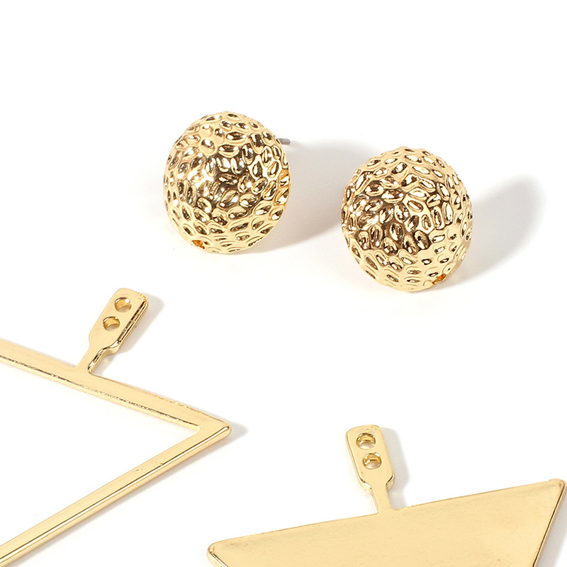 Geometric Pattern Women'S Gender Wholesale Fashion Asymmetric Triangle Earrings