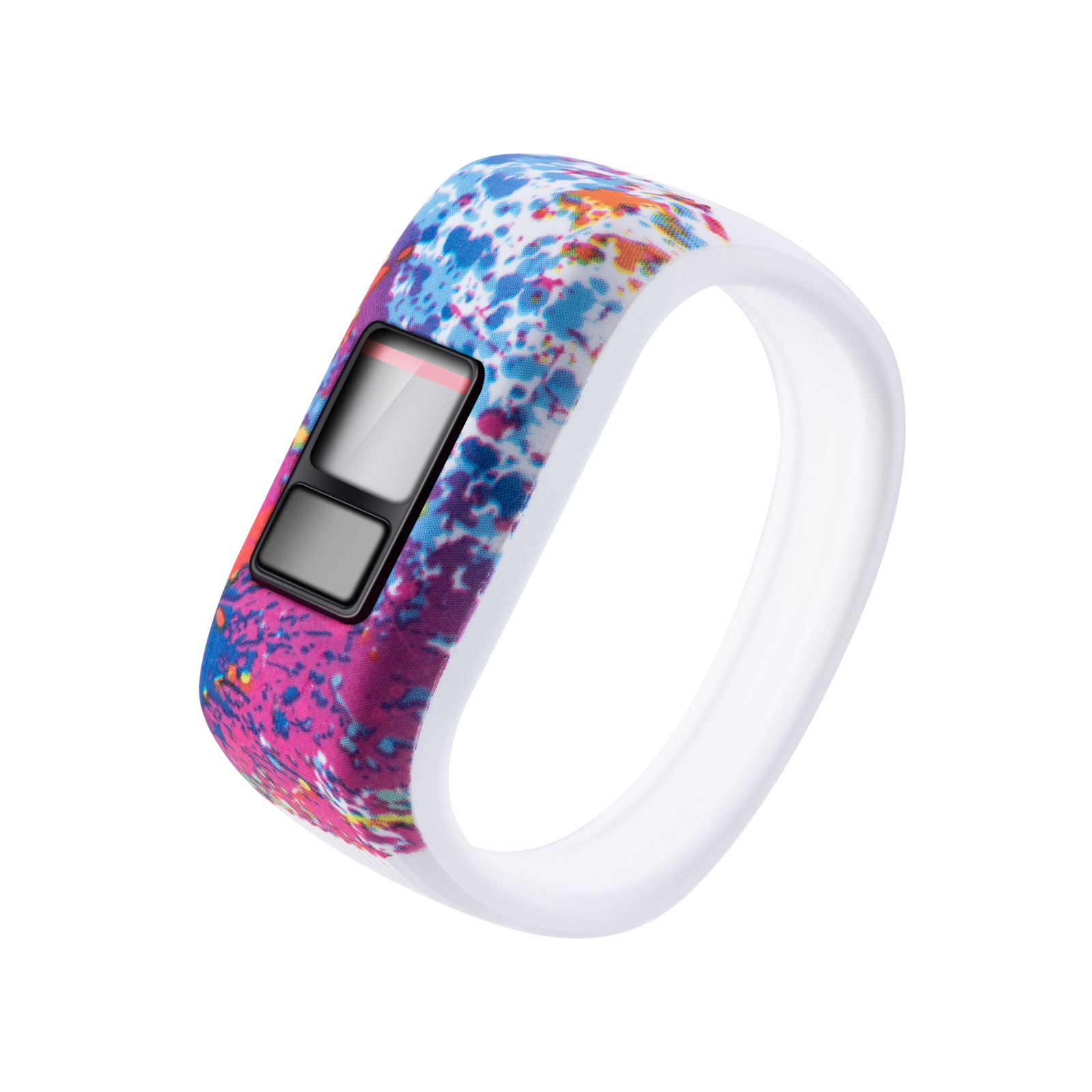 Suitable for Garmin Vivofit JR2 buckless wristband Garmin Vivofit3 children's silicone multi-color wristband undefined