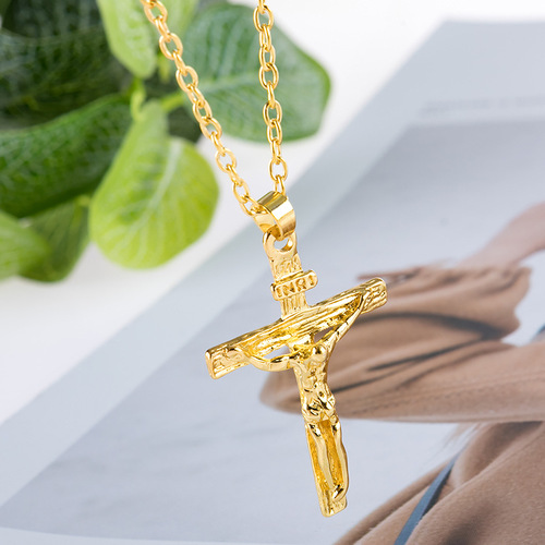 Easter Jesus Stage performance Dance necklaces popular Stage performance Dance necklaces collarbone Chain Stage performance Dance necklaces